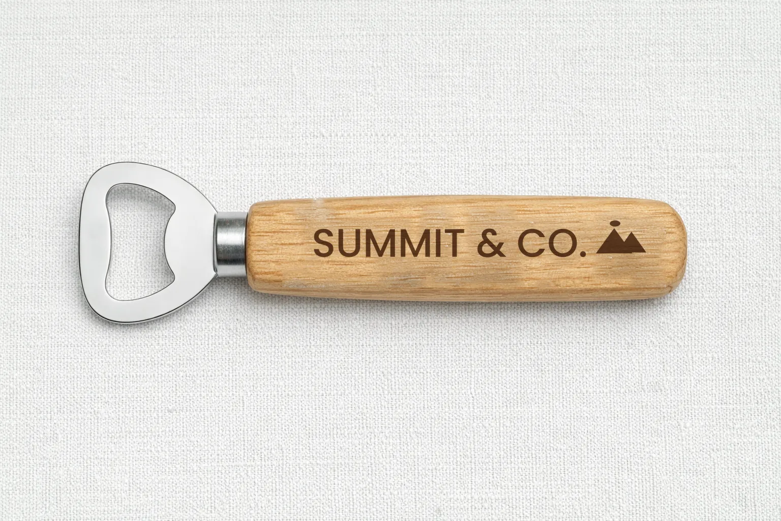 Engraved bottle opener