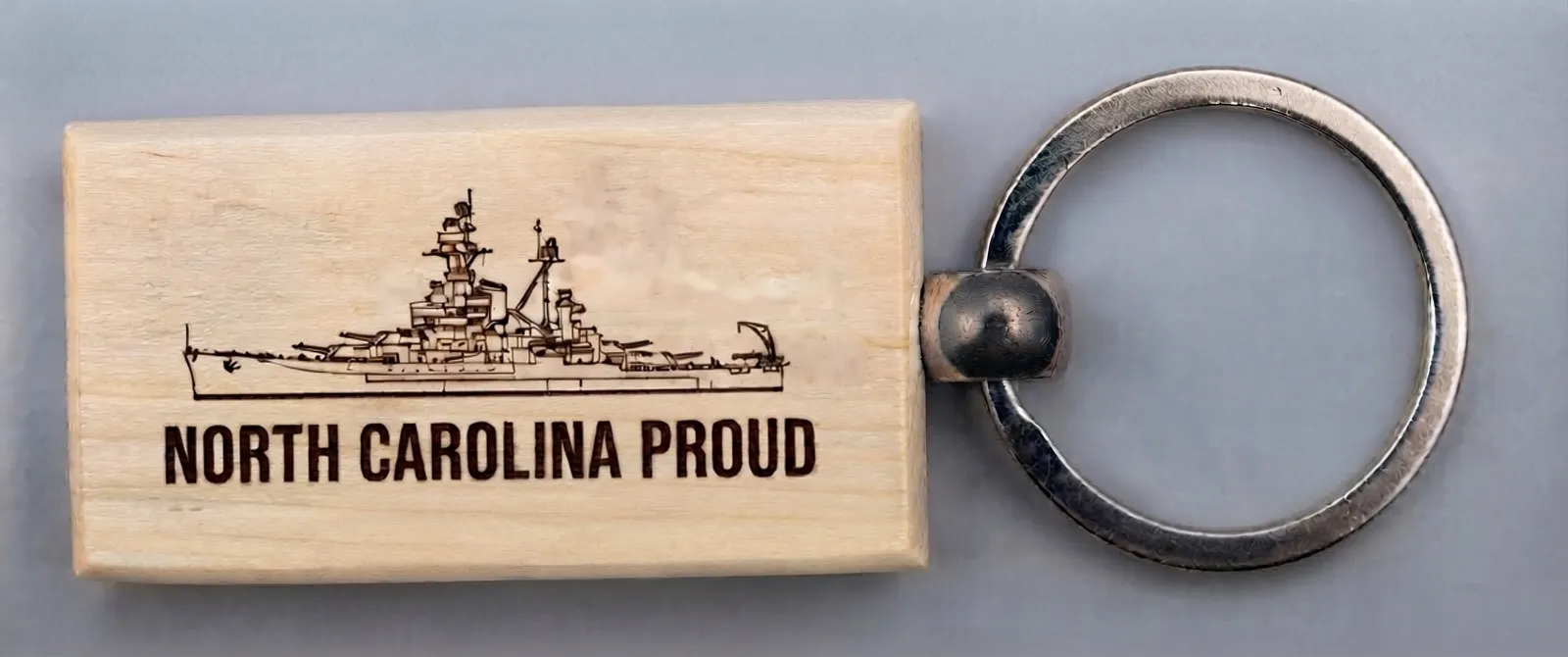 Engraved North Carolina Keychains